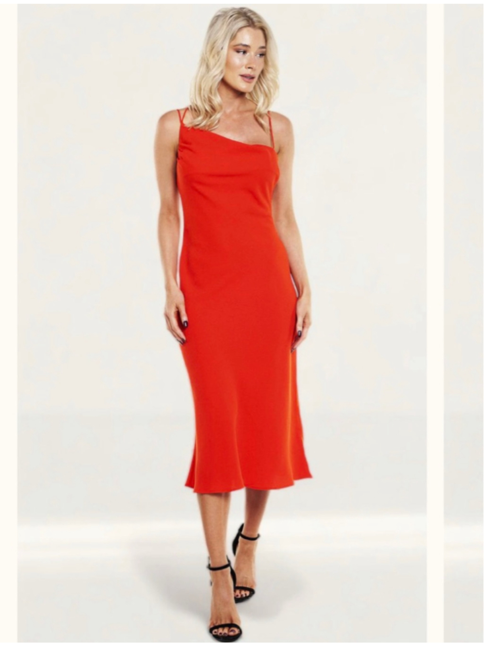 Women's Finders Keepers Red Midi Dress Size 4 Small - Picture 2 of 13
